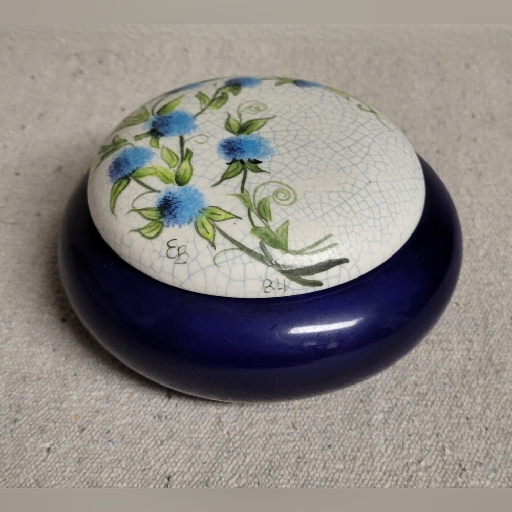 Vintage Ceramic Handmade Dish With Lid